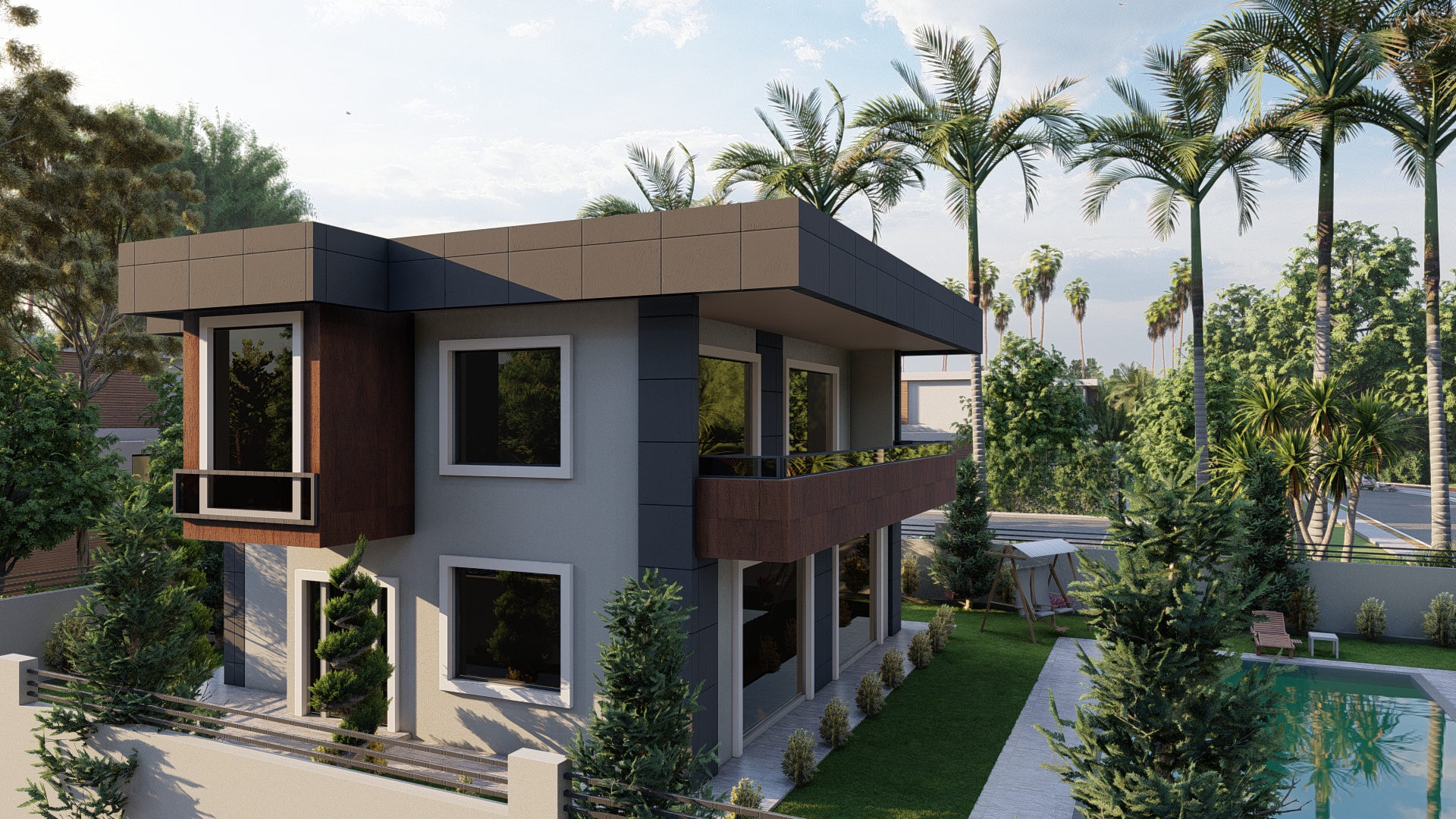 Villa 1 dış cephe